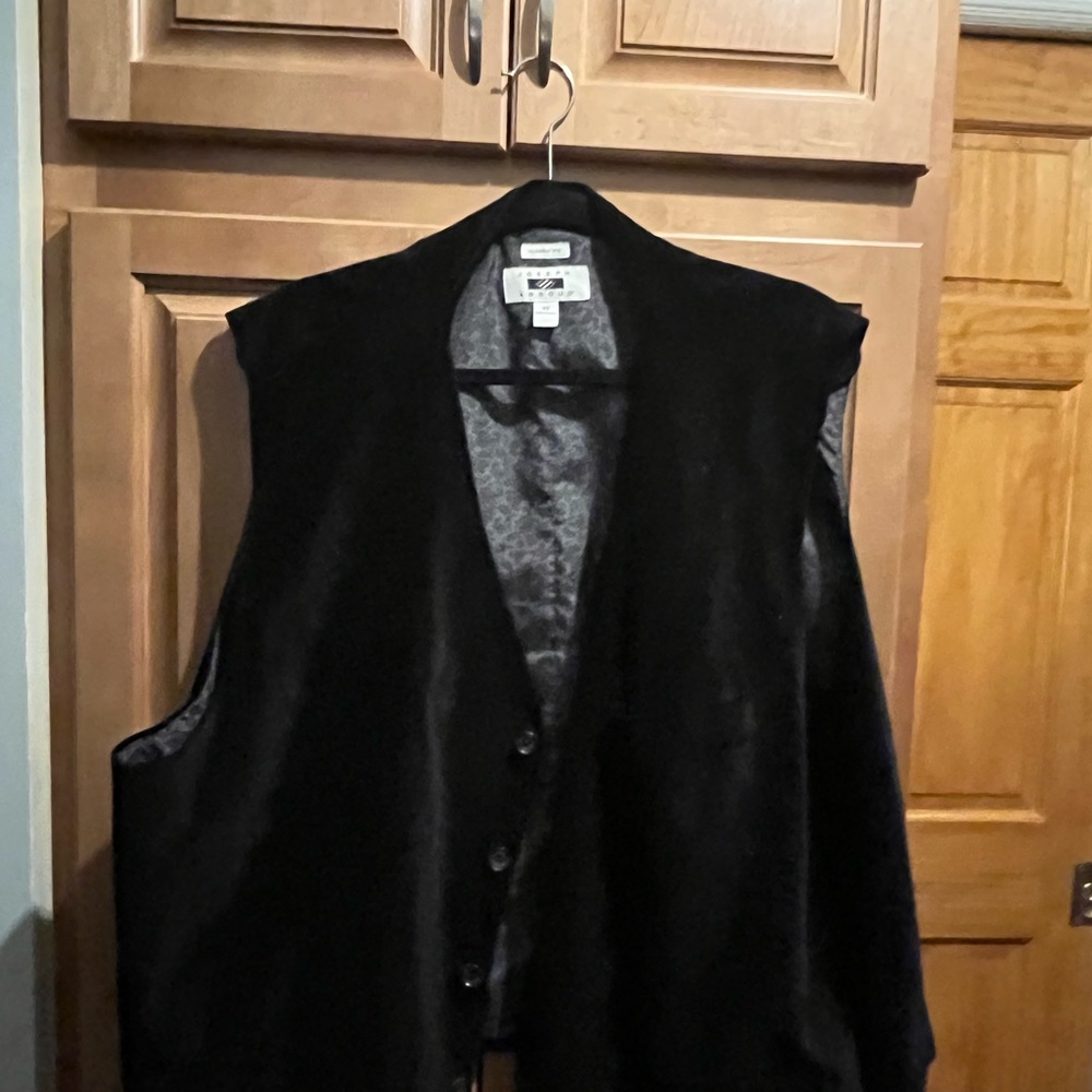 Black vest men’s 3x Joseph Abboud classic fit